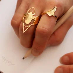 Bague Beetle Dorée