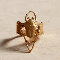 Bague Beetle Dorée