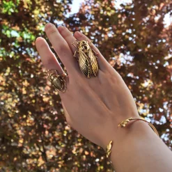 Bague Cicadas Dorée