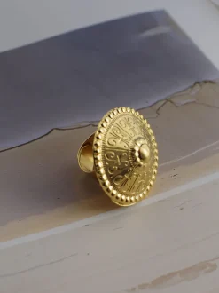 Bague Dôme Dorée