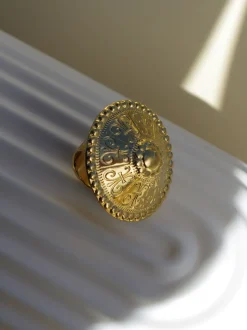 Bague Dôme Dorée