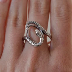 Bague Double Snake