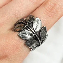 Bague Feuille d'Acacia