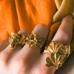 Bague Éléphant Dorée