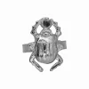 Bague Mini Scarabée argentée