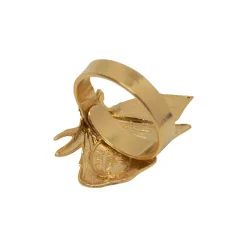 Bague Petit Papillon Dorée