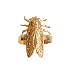 Bague Petite Cigale Cica dorée