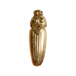Bague Scarabée Lucidota Dorée