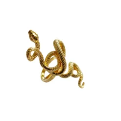 Bague Serpent Doré