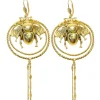 BOUCLES D'OREILLES BEE INGA DOREES