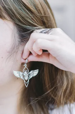Boucles d'oreilles Beetle
