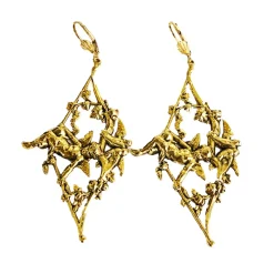 Boucles d'Oreilles Beline Dorées