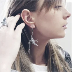 Boucles d'oreilles Bird
