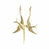 Boucles d'oreilles Bird Dorées