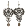 Boucles d'oreilles Cœur Filigrane