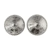 Boucles d’oreilles Dôme Argentées Clips