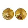 Boucles d’oreilles Dôme Dorées Clips