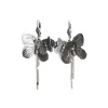 Boucles d'oreilles double papillons