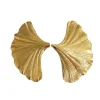 Boucles d'oreilles Feuille de Ginkgo Doré