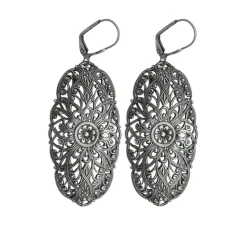 Boucles d'Oreilles Filigrane Mandala