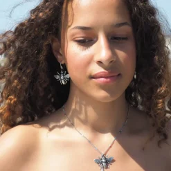 BOUCLES D'OREILLES INSECTE