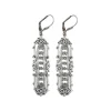 Boucles d'Oreilles Lisa Argentées