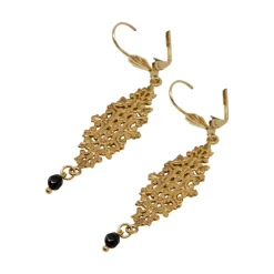 Boucles d'Oreilles Little Baroque Dorées