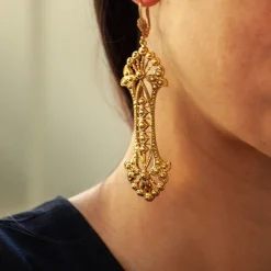 Boucles d'Oreilles Nula Dorée