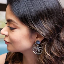 Boucles d'Oreilles Octopus