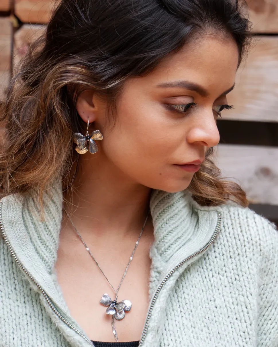 Boucles d'Oreilles Pansy