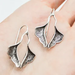 Boucles d'Oreilles Petit Ginkgo