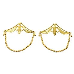 Boucles d’oreilles Scarabée Ailé