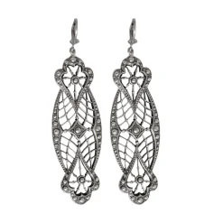 Boucles d'Oreilles Suna Argentées
