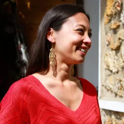 Boucles d'Oreilles Suna Argentées