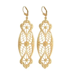 Boucles d'Oreilles Suna Dorées
