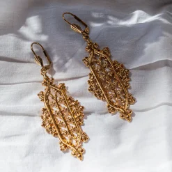 Boucles d'Oreilles Tilda Dorées