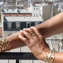 Bracelet Algue Doré