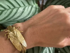 Bracelet Cigale doré