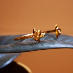 Bracelet Double Little Bee Doré