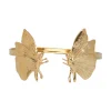 Bracelet Double Petit Papillon Doré