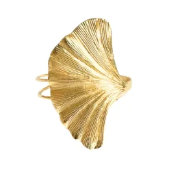 Bracelet Feuille de Ginkgo Doré