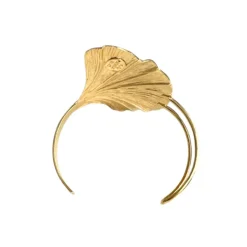 Bracelet Feuille de Ginkgo Doré