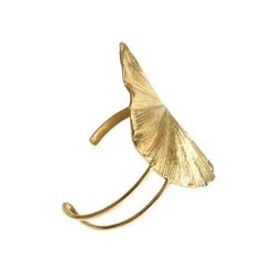 Bracelet Feuille de Ginkgo Doré