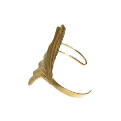 Bracelet Feuille de Ginkgo Doré