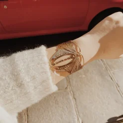 Bracelet Libellule Volant Doré