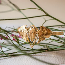 Bracelet Scarabée Doré