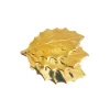 Broche 3 Feuilles Dorée