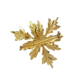 Broche Flocon Dorée