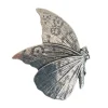 Broche Papillon Argentée