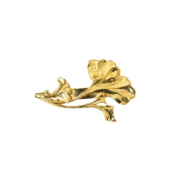 Broche Petit Gingko Dorée